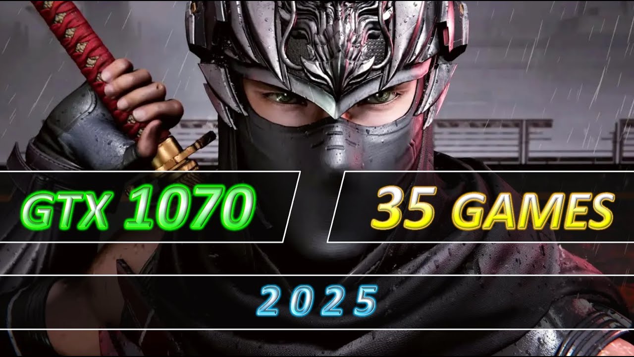 GTX 1070 TEST in 35 GAMES in 2025 - (I3 10100F)