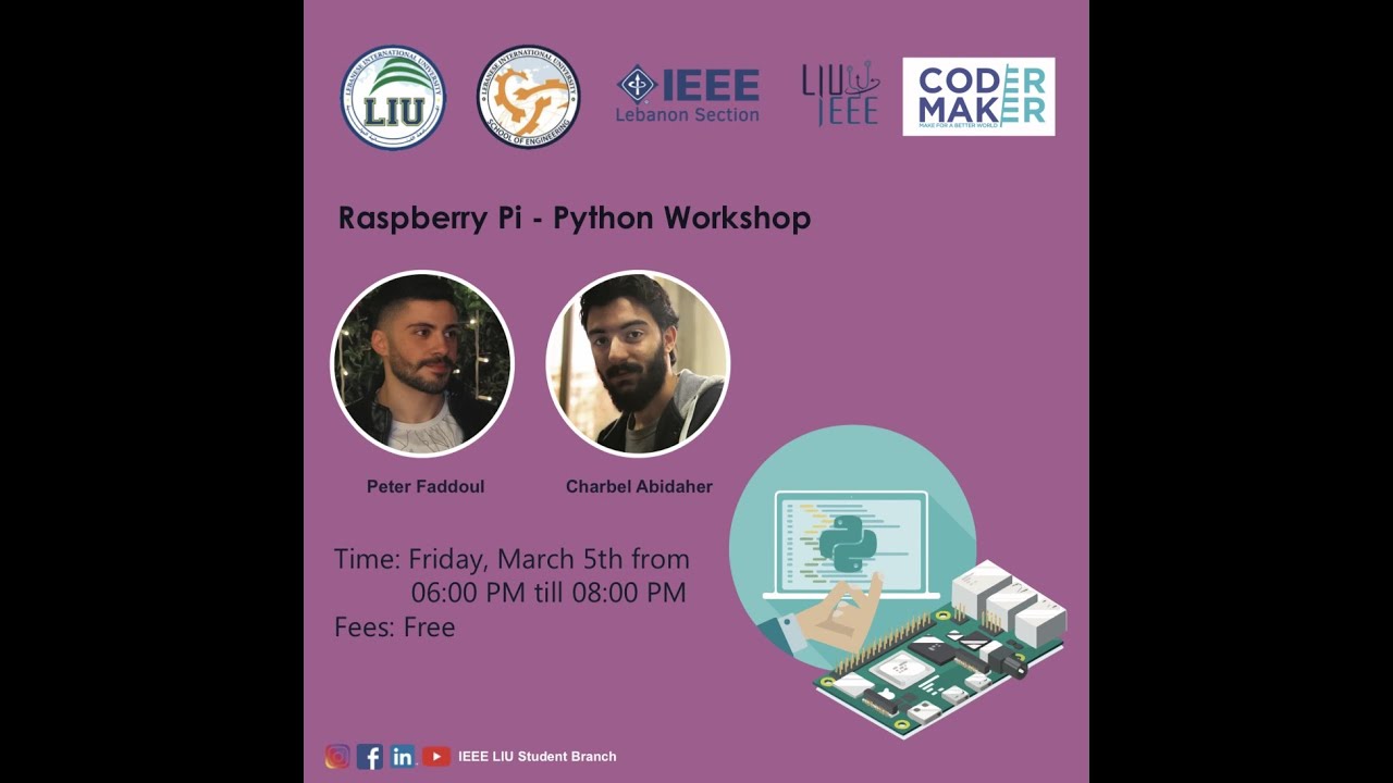 Raspberry Pi - Python Workshop - YouTube