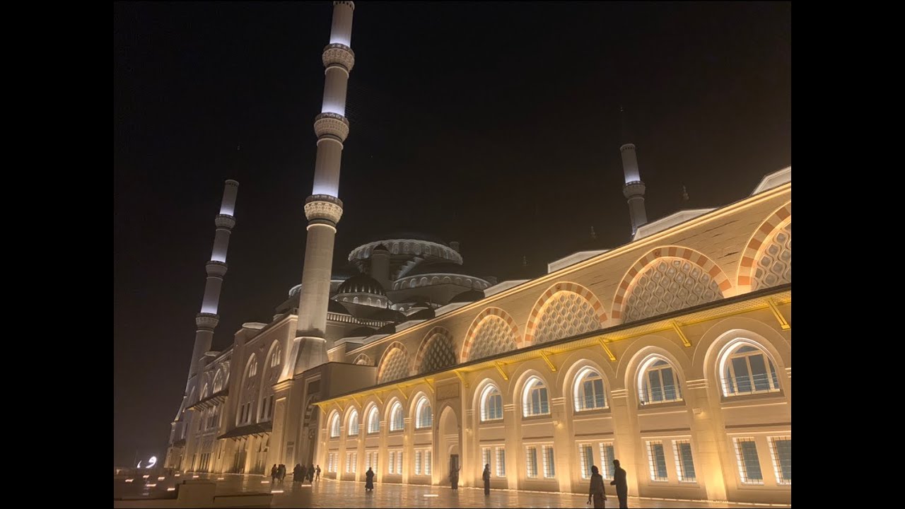 Camlica Mosque (Turkey) Walkthrough during Fajr Athan (Adhan/Azan) 10/18/19