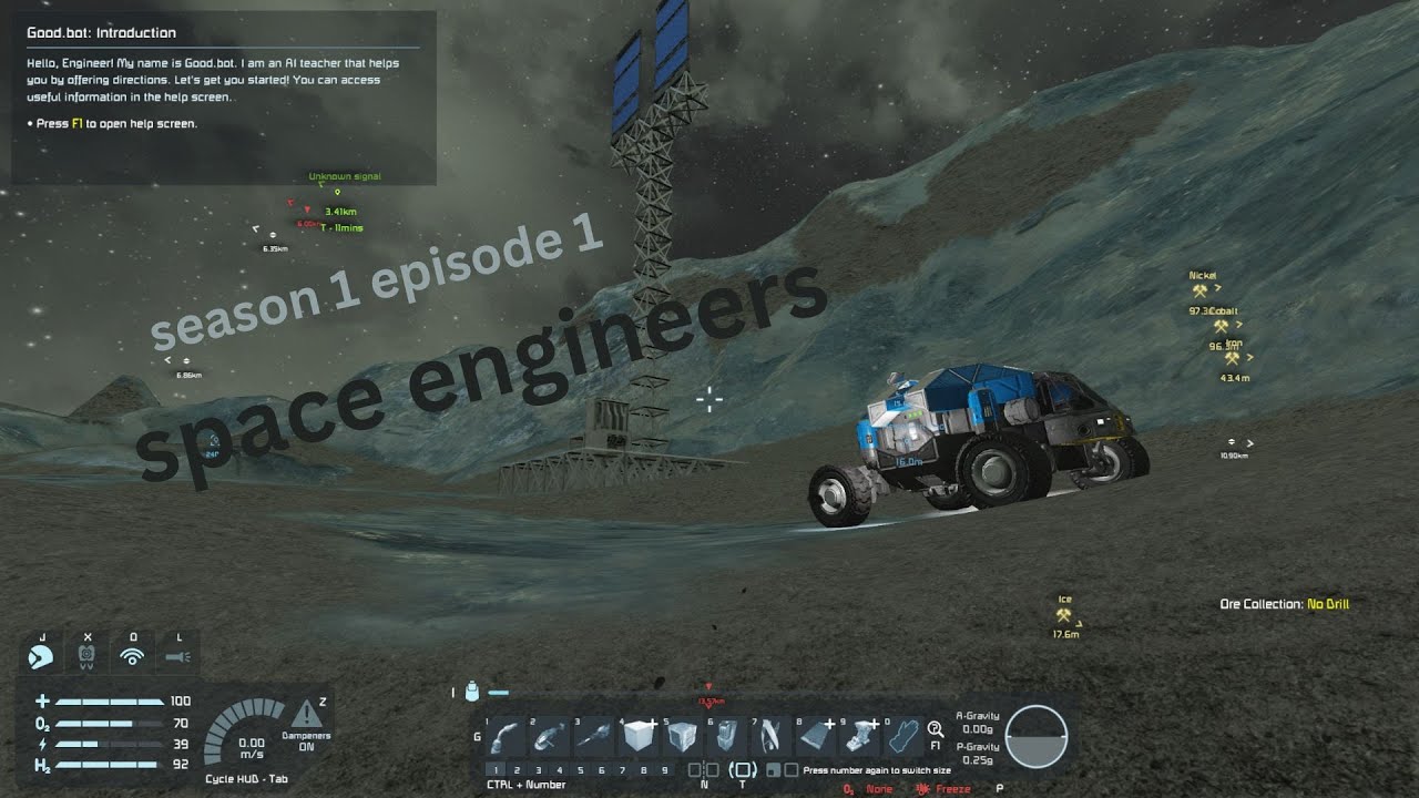 Space engineers on the moon ep1 - YouTube