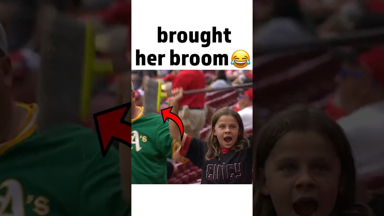 brought the broom 😂😂
