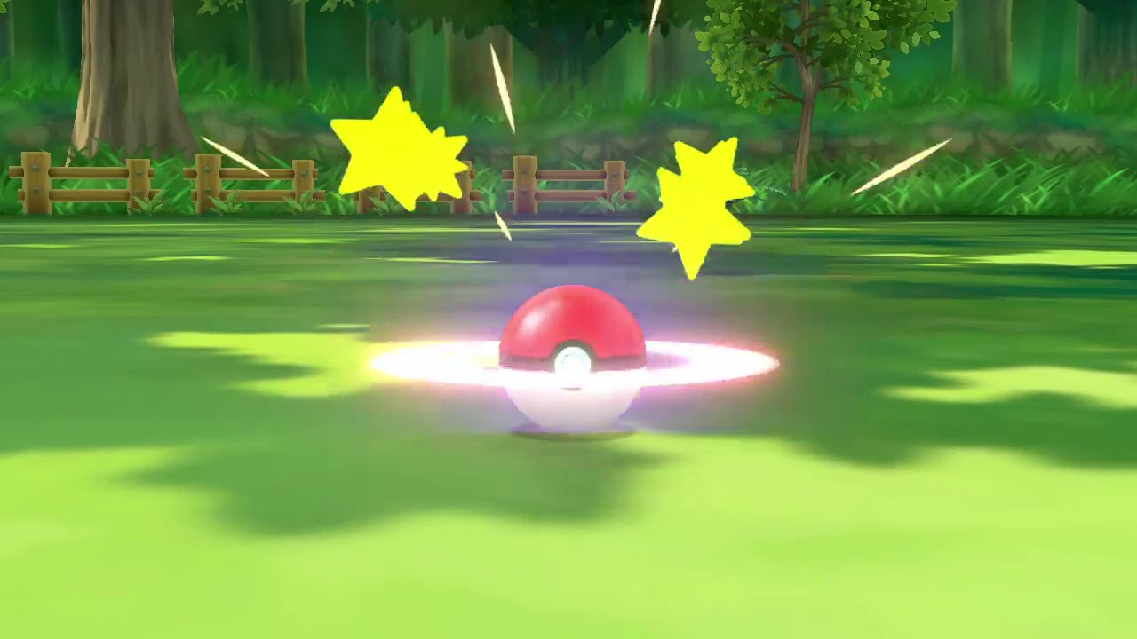 Pokemon Let's Go Pikachu Catching Bulbasaur in Viridian Forest YouTube