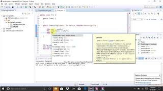 Getters and Setters and Constructor example