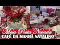 MESA POSTA NEVADA PARA CAFÉ DA MANHÃ NATALINO