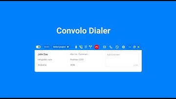 Convolo Dialer - Demo Video