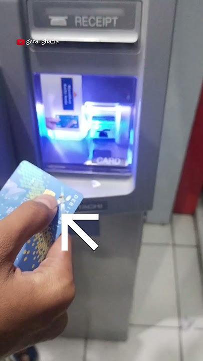 Cara Memasukan Kartu ATM dengn Benar #atmbni #atmbri #setortunai #tariktunai
