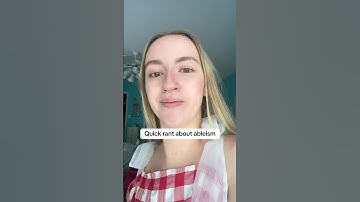 Quick rant about ableism #Disability #Disabled #Ableism