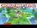 What happens if you make the World Map a level in Super Mario 3D World + Bowser's Fury?