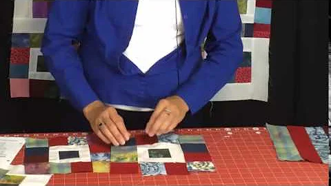Fast and EAsy Scrap Quilt - Royal Squares Quilt Pa...