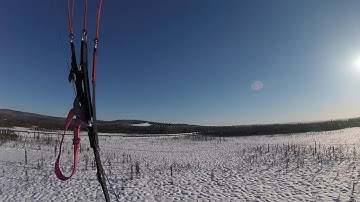 Paramotor skiing Fairbanks, Alaska