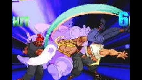 MvC2: Simultaneous Assist Punish [Charlie vs Akuma]