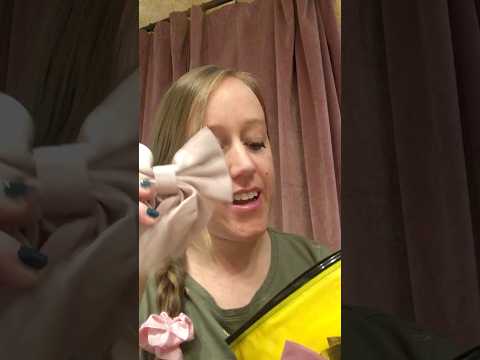 Clipping bows in your hair 🎀