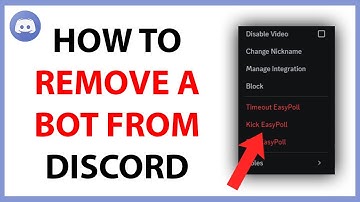 How to Remove a Bot From Discord Server