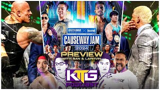 GrappleMAX Causeway Jam Preview with Ban & Larhvin | The Rock SLAPS Cody Rhodes!