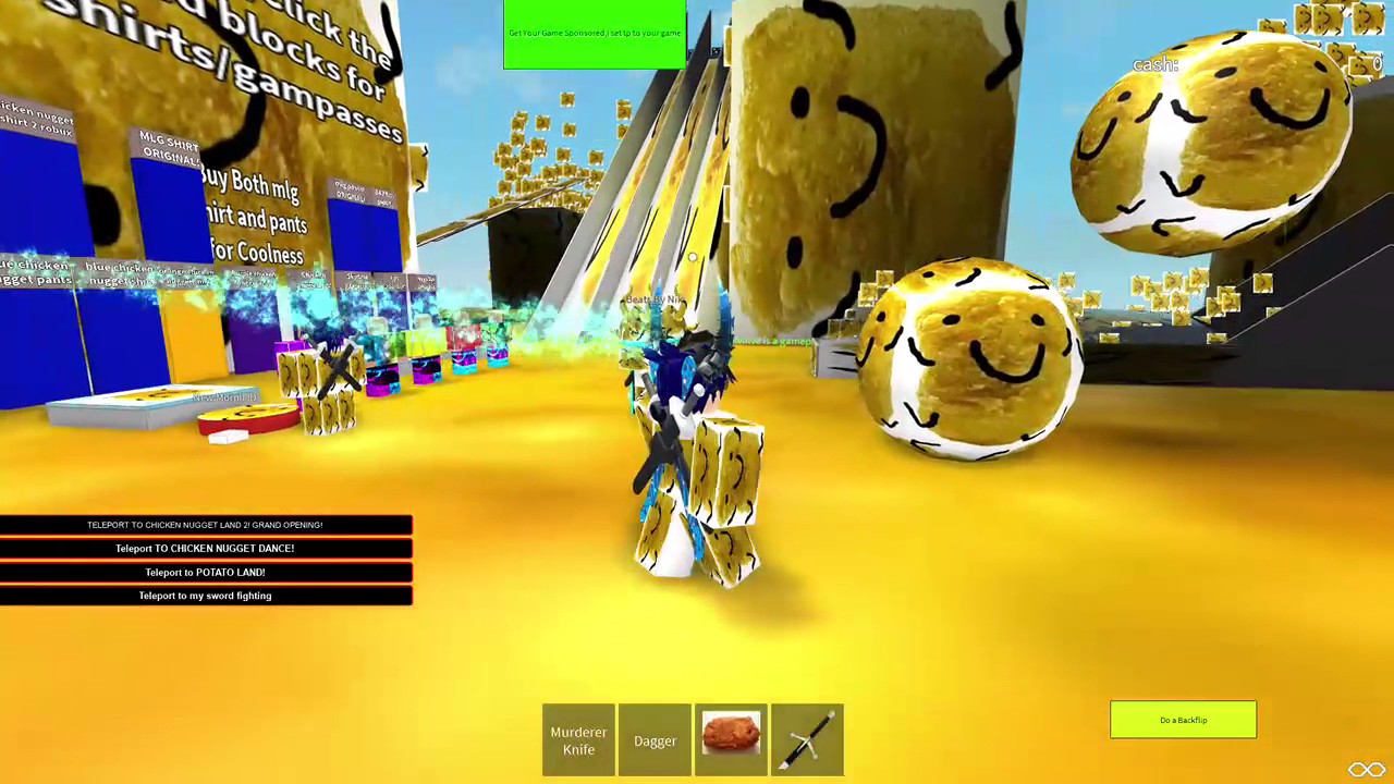 chicken nugget roblox land