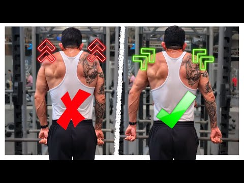 Encogimientos de Hombros con Barra Abierto Vs Tradicional - RUTINA TRAPECIO