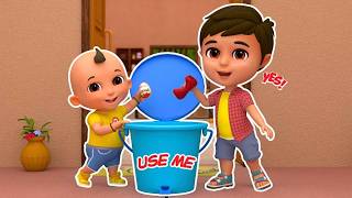 कूड़ा कूड़ेदान में डालें | Use Dustbin | Best Hindi Rhymes - Zappy Toons