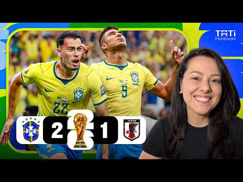 IN TRUE ANCELOTTI STYLE, BRAZIL COMES FROM BEHIND TO BEAT JAPAN AND ADVANCES TO THE WORLD CUP ROU...