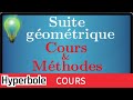 suite géométrique • cours + méthodes pour réussir les exercices • Première S ES STI