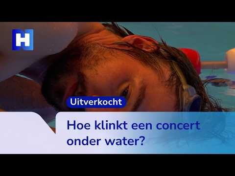 Underwater concert organized in the Marnixbad after 48 years