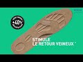 Comment avoir des jambes lgres grce aux semelles venoped sigvaris