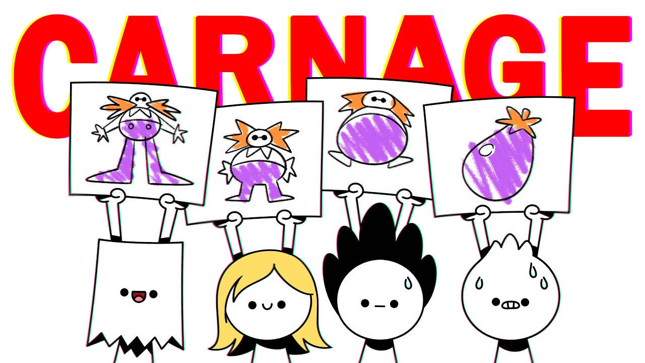 on voulait dessiner, ça fini en carnage avec @DEO TOONS, Alice et Marine