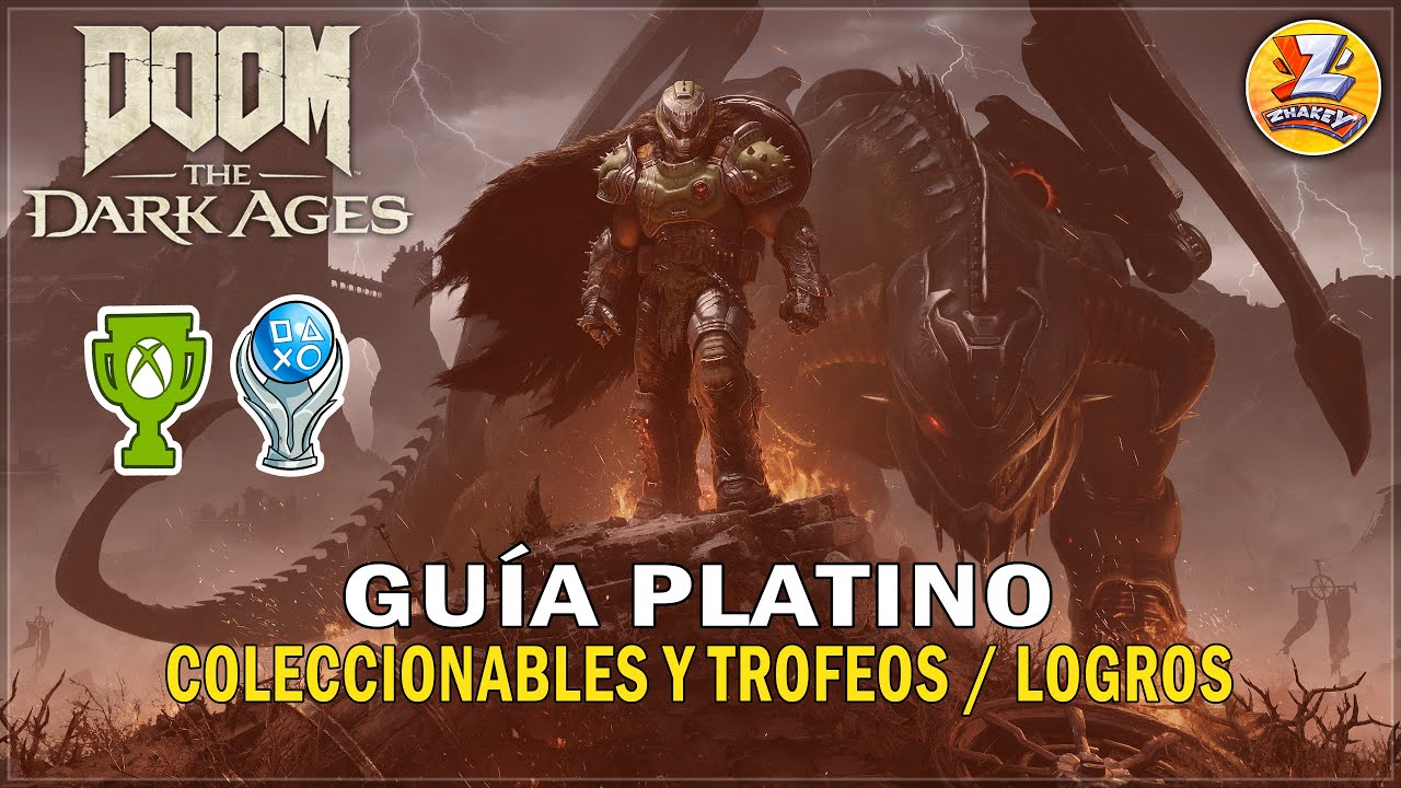 DOOM: The Dark Ages - GUÍA PLATINO - Coleccionables, Desafíos - Todos los Trofeos y Logros