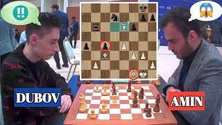 BRILLIANT AGAIN ‼️ Daniil Dubov vs Amin Tabatabei || World Blitz Chess Championship 2023