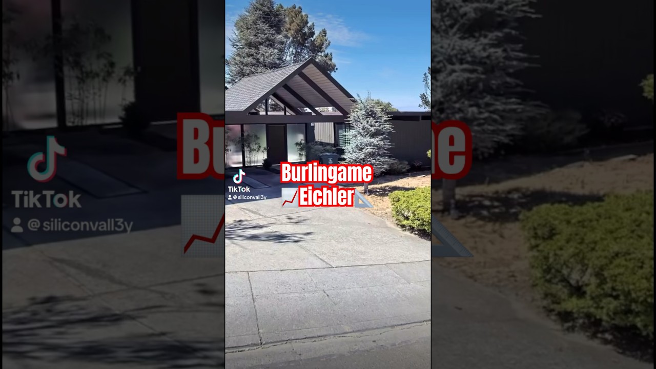 Living In Burlingame - Eichler home prices 