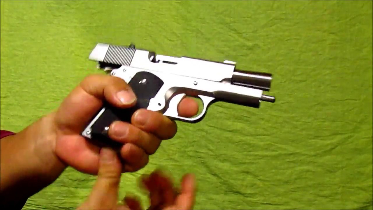 東京マルイ デトニクス45 ガスガン ステンレスモデル 新品箱出動作