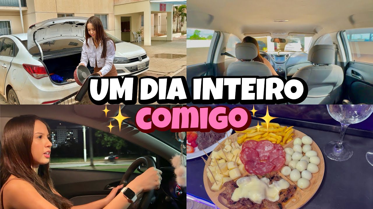 VLOG: UM DIA COMIGO| fiz o orçamento da mármore da pia| levei o carro pra lavar| noite de petiscos💖✨
