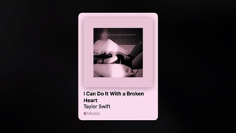 Taylor Swift - I Can Do It With a Broken Heart (Speed Up & Reverb)