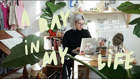 day in the life of an illustrator living in Brooklyn
