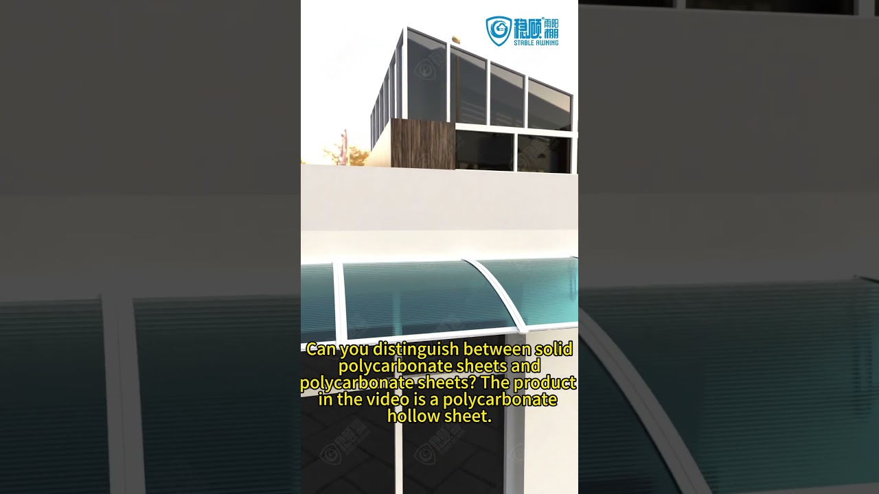 Polycarbonate Hollow Plate Canopy 