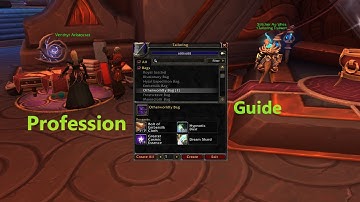Wow Tailoring easy profitable guide with tsm