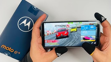 MOTOROLA E13 GT RACING 2 GAMING TEST