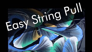 String Pulling Art For Beginners  Colorful String Pull With My Favorite Colors