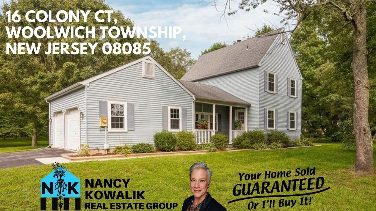 SOLD!! 16 Colony Ct, Woolwich Township, New Jersey 08085 YouTube
