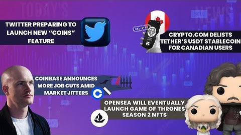 Crypto.com Delists Tether’s USDT Stablecoin | Twitter Preparing to Launch New “Coins” Feature