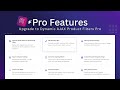 Pro Features Overview | Dynamic Ajax Product Filters Pro by Plugincy