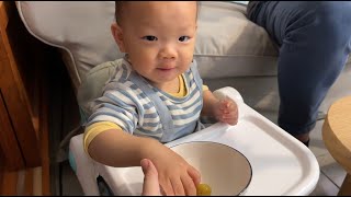 [1Y7d]茸茸吃冬至自製地瓜湯圓- 毛茸茸 Daily Life
