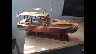 HAPYLY Scale DIY Hobby Wooden Ship Science Equipmen Assembly Model