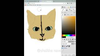 drawing a mixed cat / speedpaint / speeddraw/ shaikha nawaf