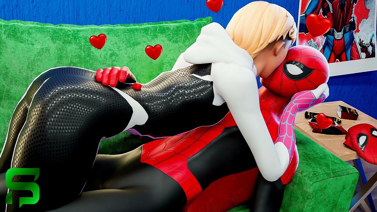Spider-Gwen's FATAL KISS.. Fortnite Movie