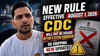 CDC New Rule from AUG 1 | DG Shipping | 5 Main STCW Courses FOR ALL DEPARTMENTS TO JOIN CRUISE SHIP