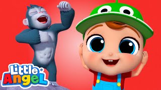 Zoo Animals Sounds! | Animal Learning Videos | Little Angel Kids Songs & Nursery Rhymes