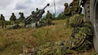 Canadian artillery wake-up