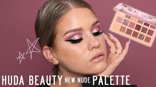 HUDA BEAUTY NEW NUDE PALETTE / 3 LOOKS + REVIEW | Samantha Ravndahl