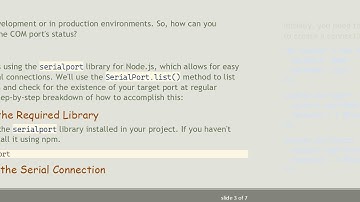 How to Check if a COM PORT Exists in Real-time with Node.js