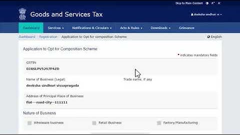 HOW TO OPT COMPOSITION SCHEME AFTER GST REGISTRATION